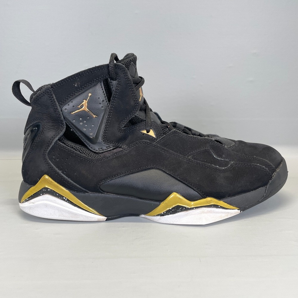 Air Jordan True Flight Basketball Shoes Mens Size 10.5‎ Black Retro Sneakers